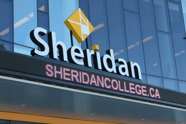 Sheridan_Mississauga_channel_letters_and_message_ctr