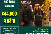 Học bổng King’s University $44,000/4 năm | Học tại tỉnh bang Ontario Canada