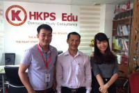 Giám đốc Kinh doanh và Marketing của tập đoàn EduCo VIệt Nam – Mr.  Dan Phan tại Văn phòng HKPS Edu