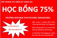 CHƯƠNG TRÌNH HỌC BỔNG 75% TRƯỜNG REPUBLIC POLYTECHNIC