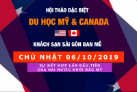 HỘI THẢO DU HỌC MỸ & CANADA TẠI TP. BUÔN MA THUỘT