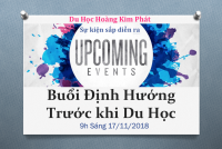 17/11/2018 - Buổi định hướng trước khi lên đường du học