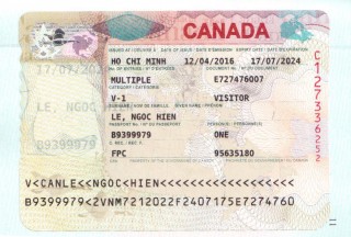 Visa Du lịch: Lê Ngọc Hiền