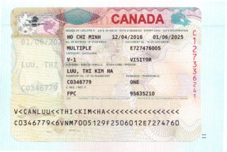 Visa Du lịch: Lưu Thị Hà