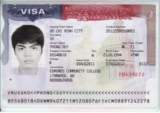 Visa HỒ DUY PHONG