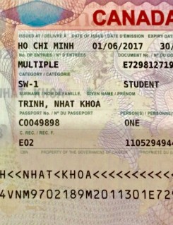 VISA TRỊNH NHẬT KHOA