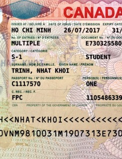 VISA TRỊNH NHẬT KHÔI