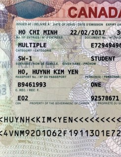 VISA HỒ HUỲNH KIM YẾN