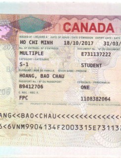 VISA HOÀNG BẢO CHÂU