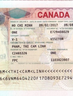 VISA PHẠM THỊ CẨM LINH