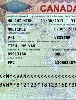 VISA TIÊU MỸ VÂN