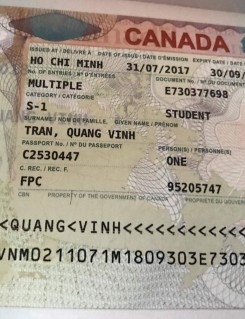 VISA TRẦN QUANG VINH