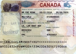 VISA LÊ LÂM NHẬT HUY