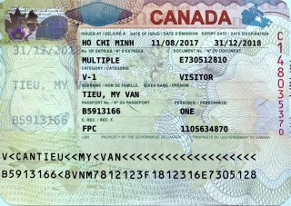 VISA TIÊU MỸ VÂN