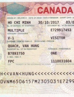 VISA QUÁCH VĂN HÙNG