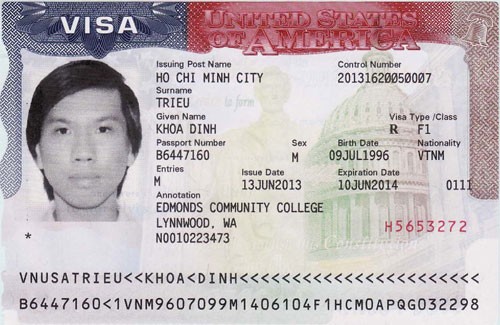 VISA TRIỆU ĐÌNH KHOA