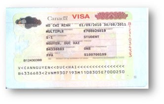 Visa NGUYỄN ĐỨC HẢI