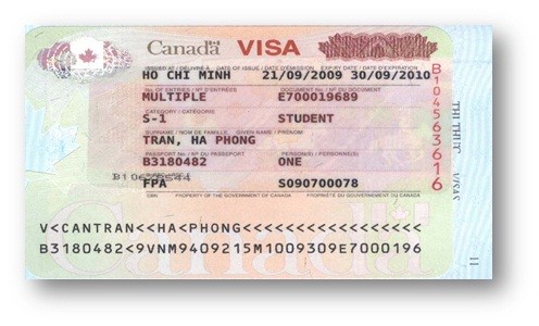 Visa TRẦN HẠ PHONG