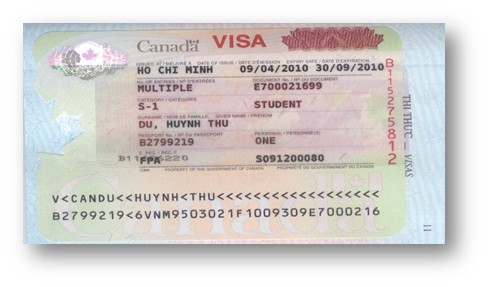 Visa DƯ HUỲNH THƯ