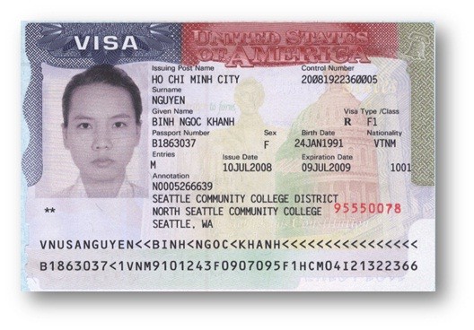 Visa NGUYỄN NGỌC KHÁNH BÌNH