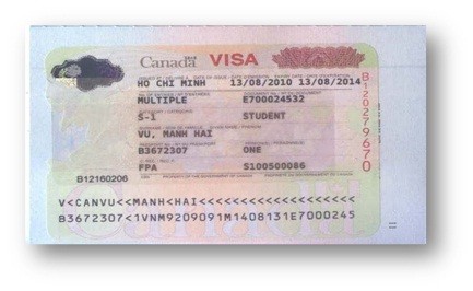 Visa VŨ MẠNH HẢI