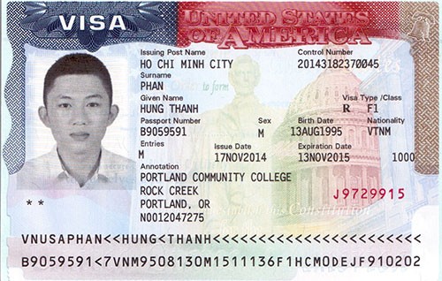 VISA: PHAN THANH HÙNG