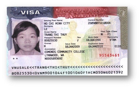 Visa LÊ THỊ THUỲ TRANG