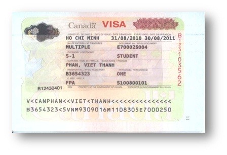 Visa PHAN VIỆT THÀNH