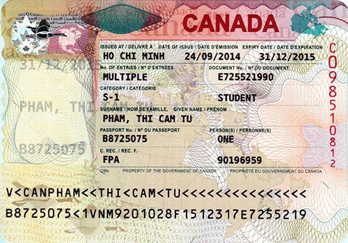 VISA: PHẠM THỊ CẨM TÚ