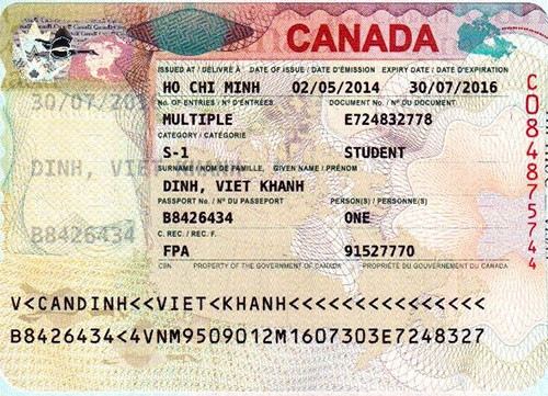 VISA: ĐINH VIẾT KHÁNH