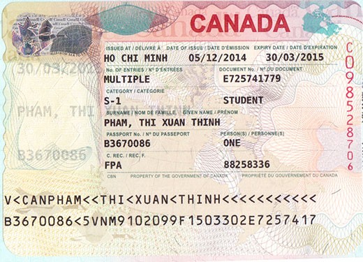 VISA: PHẠM THỊ XUÂN THỊNH