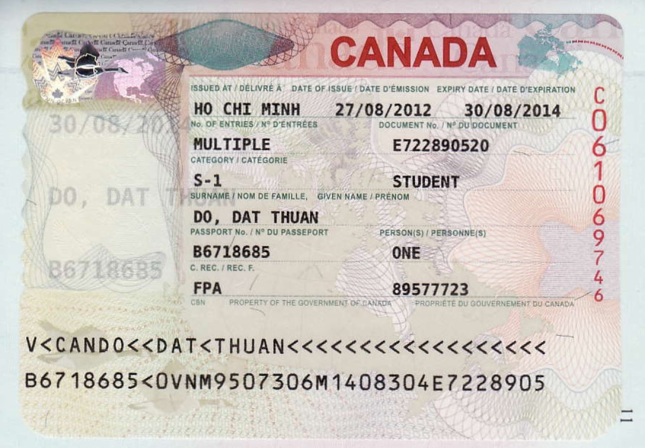 VISA ĐỔ ĐẠT THUẬN