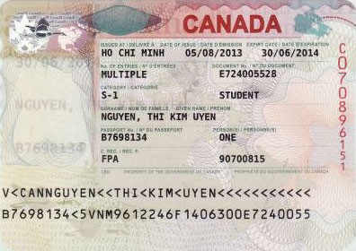 VISA: NGUYỄN THỊ KIM UYÊN