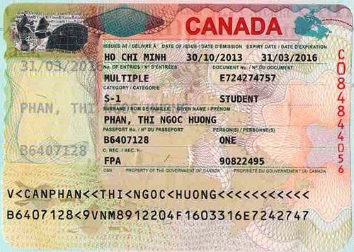 VISA: PHAN THỊ NGỌC HƯƠNG