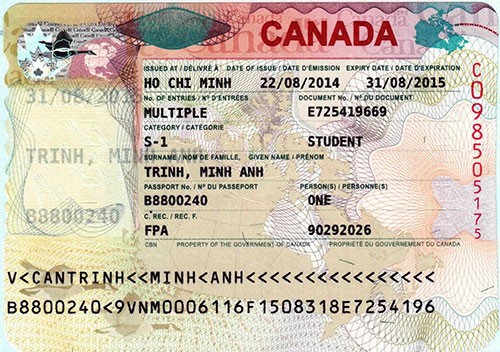 VISA: TRỊNH MINH ANH