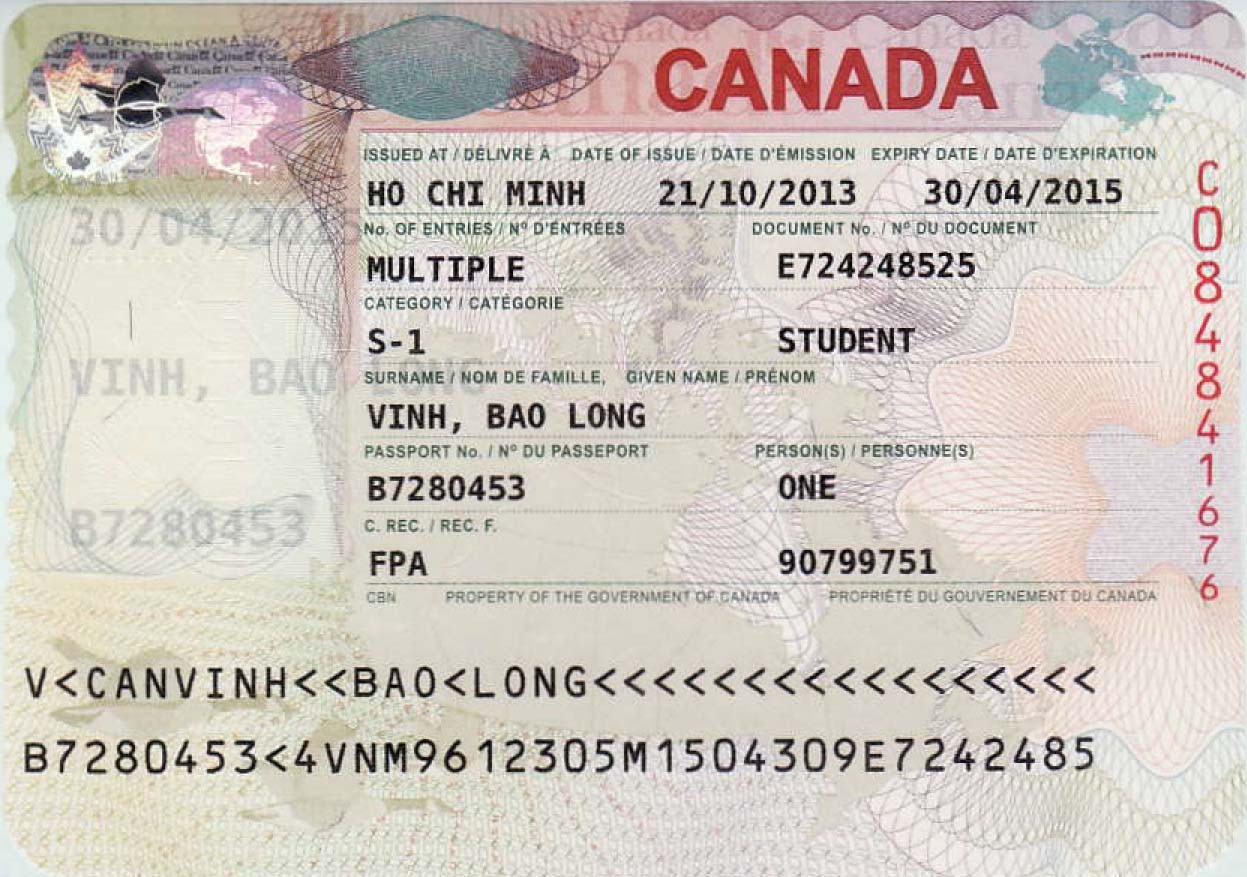 VISA: VĨNH BẢO LONG